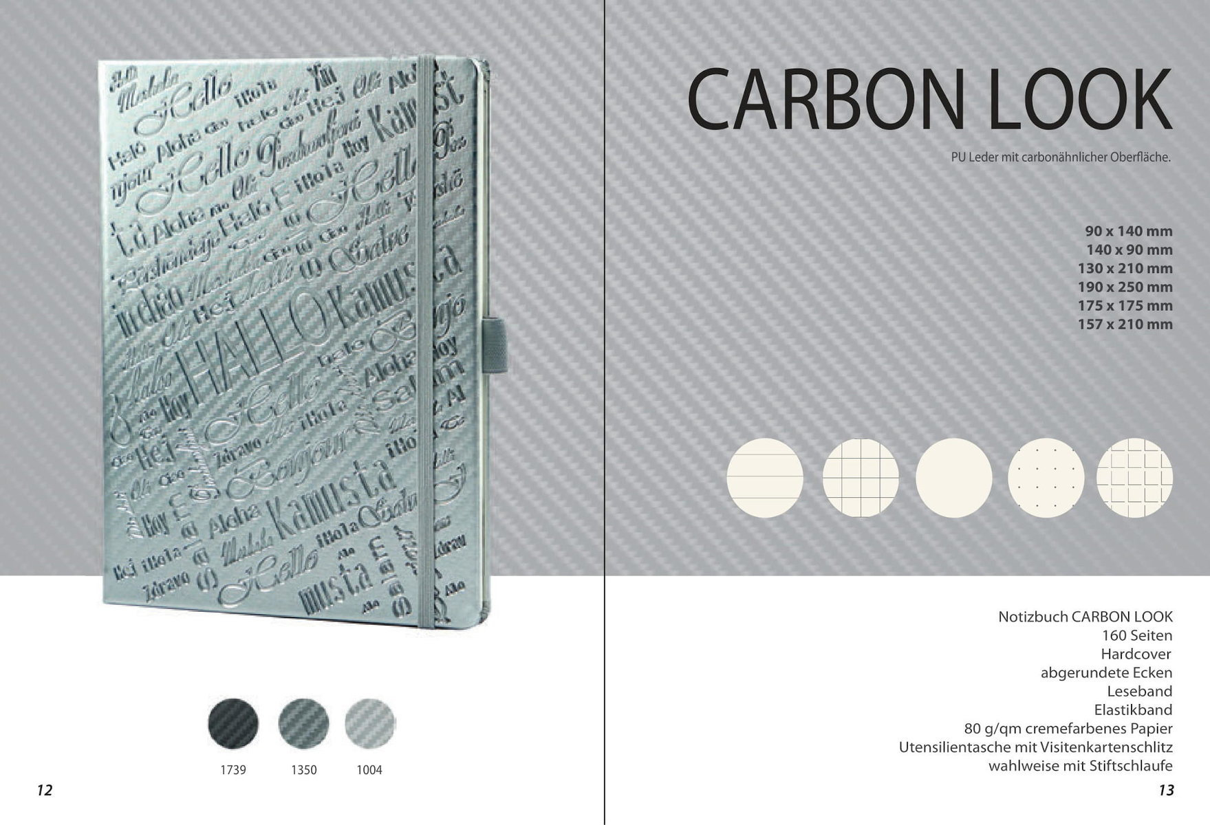 Notizbuch „Carbon Look“ von MinT Products