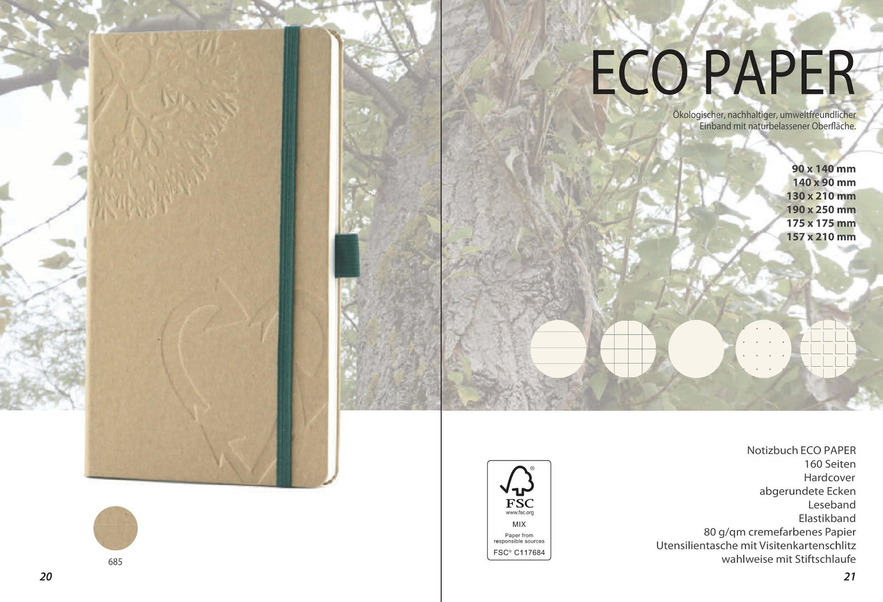 Notizbuch „Eco Paper“ von MinT Products